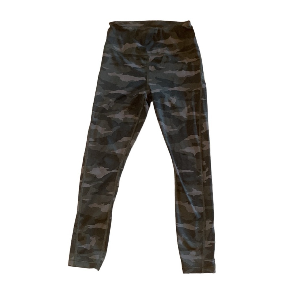 Athleta Ultimate 7/8 Tight Legging Camo Black Gray Size‎ XS